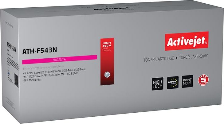 Toner printeri Activejet ATH-F543N, i purpurt
