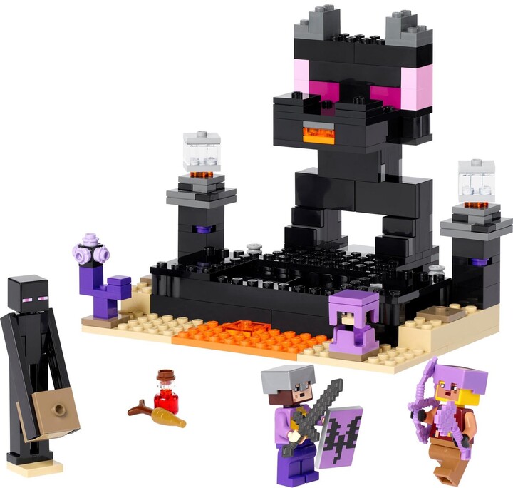 Set LEGO® Minecraft 21242 End Arena, 252 pjesë