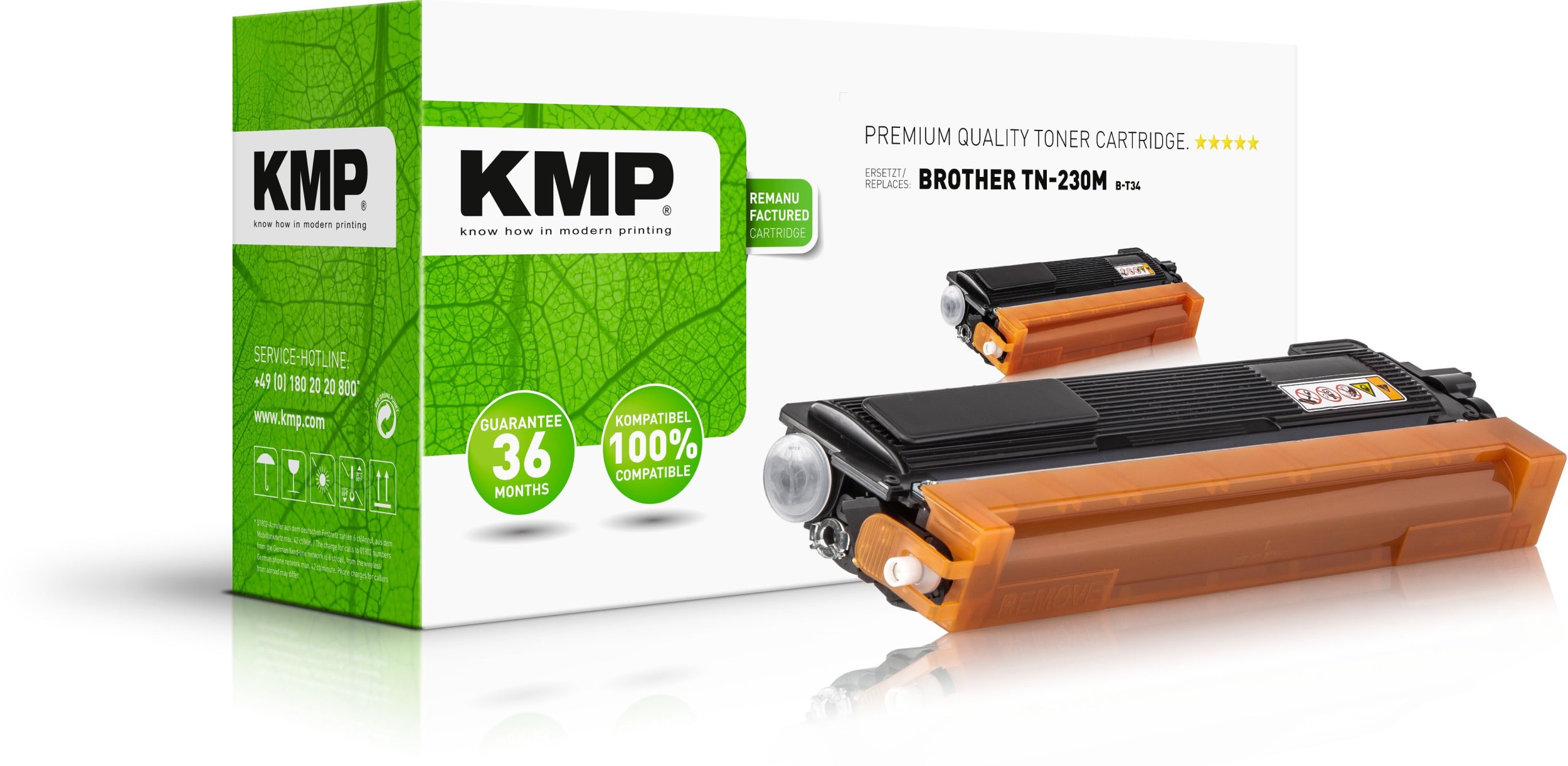 Toner KMP B-T34, magenta, zëvendëson Brother TN230M, deri 1400 faqe