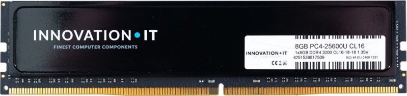 Memorie RAM desktop Innovation IT, 8GB, DDR4 3200MHz, me heatspreader