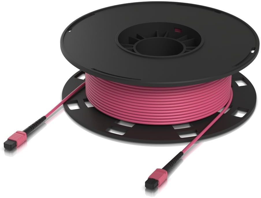 Kabllo fibër optike Ubiquiti UACC-OFC-MA-MPMP-60M, OM4 multimode, 100G, 60m