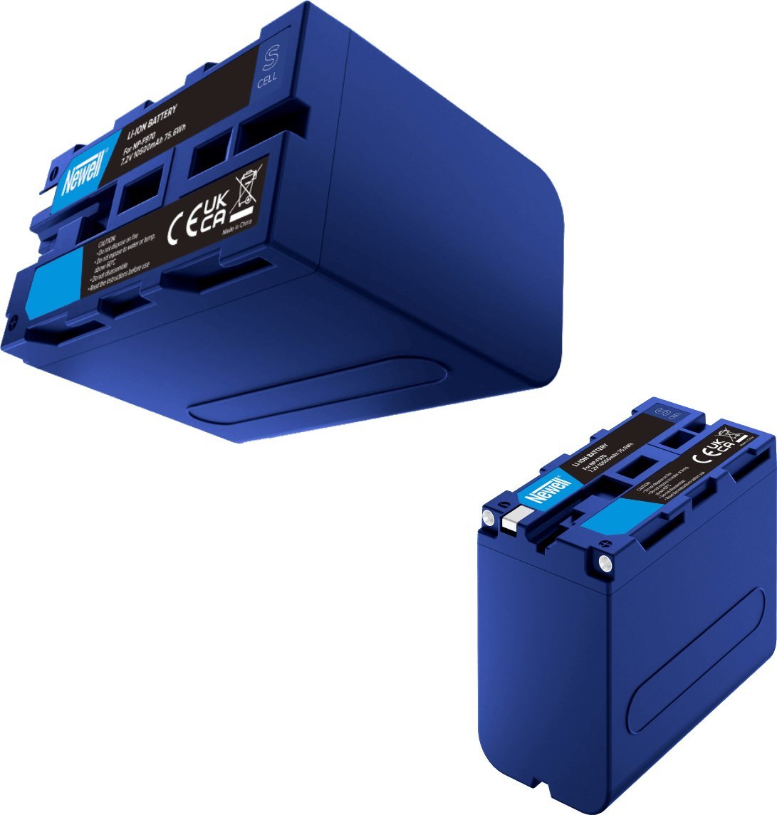 Bateri Newell SupraCell Protect NP-F970, për Sony, kapacitet i lartë, blu