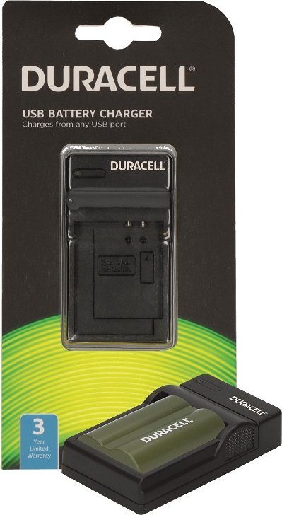 Полнач за камера Duracell DRC511 BP-511, со USB кабел, црн
