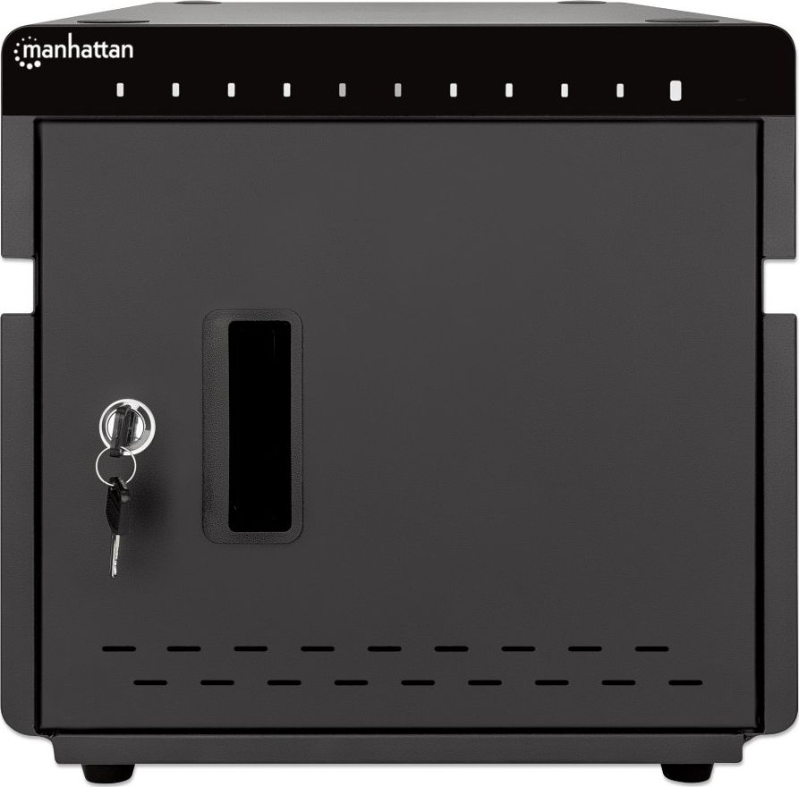 Stacion karikimi Manhattan 715942, 10x USB C, 3A, metalik