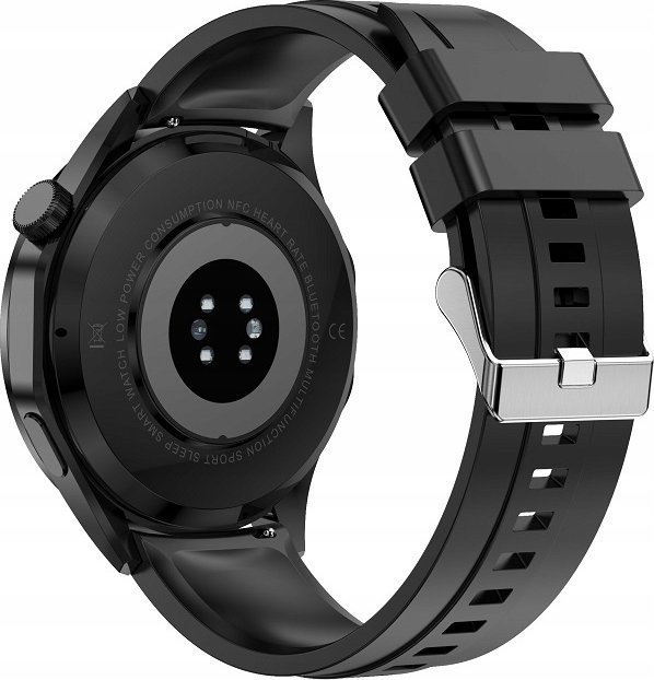 Ora inteligjente Platinet Port Watch, Bluetooth, NFC, 270mAh, e zezë