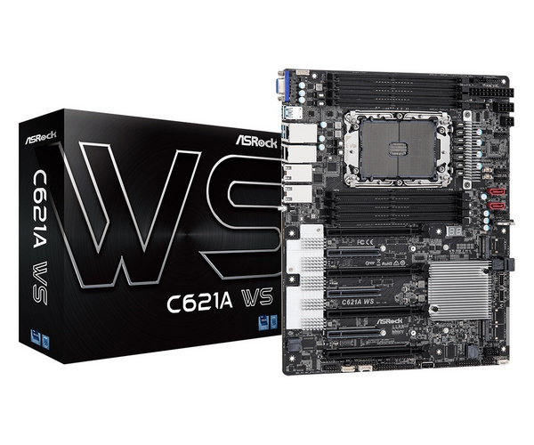 Pllakë amë ASRock C621A WS Intel LGA 4189 ATX