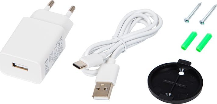 Kamerë sigurie IP WiFi Icsee Smart, 3MP, audio dykahëshe, e bardhë