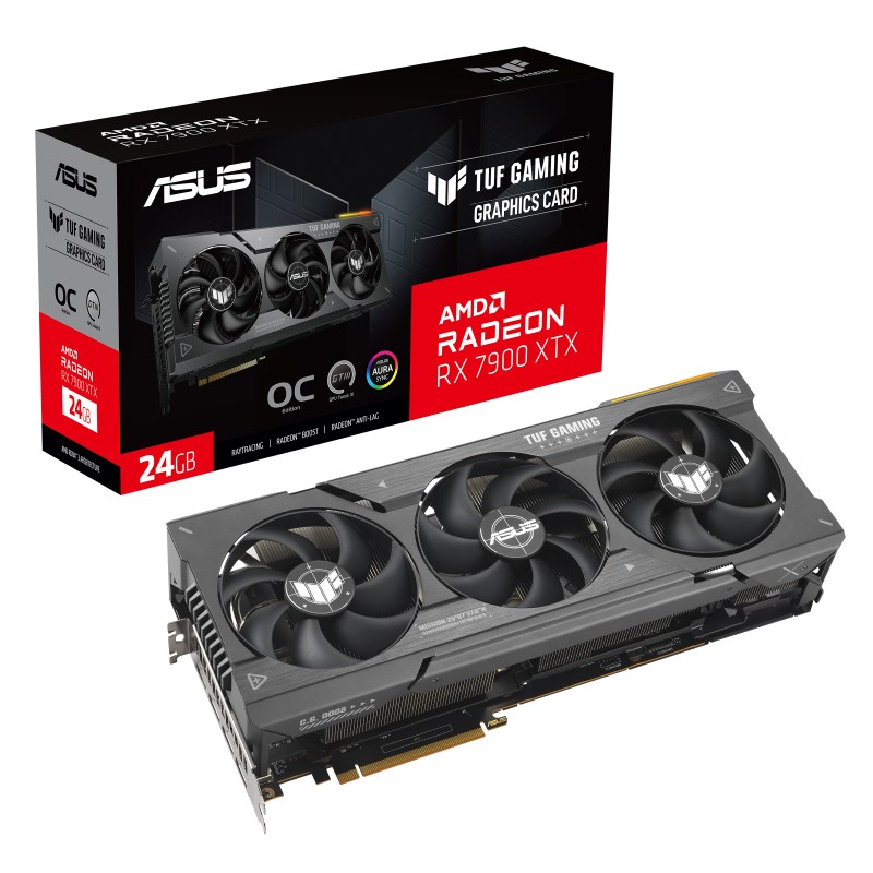 Графичка картичка ASUS TUF Gaming AMD Radeon RX 7900 XTX, 24 GB GDDR6