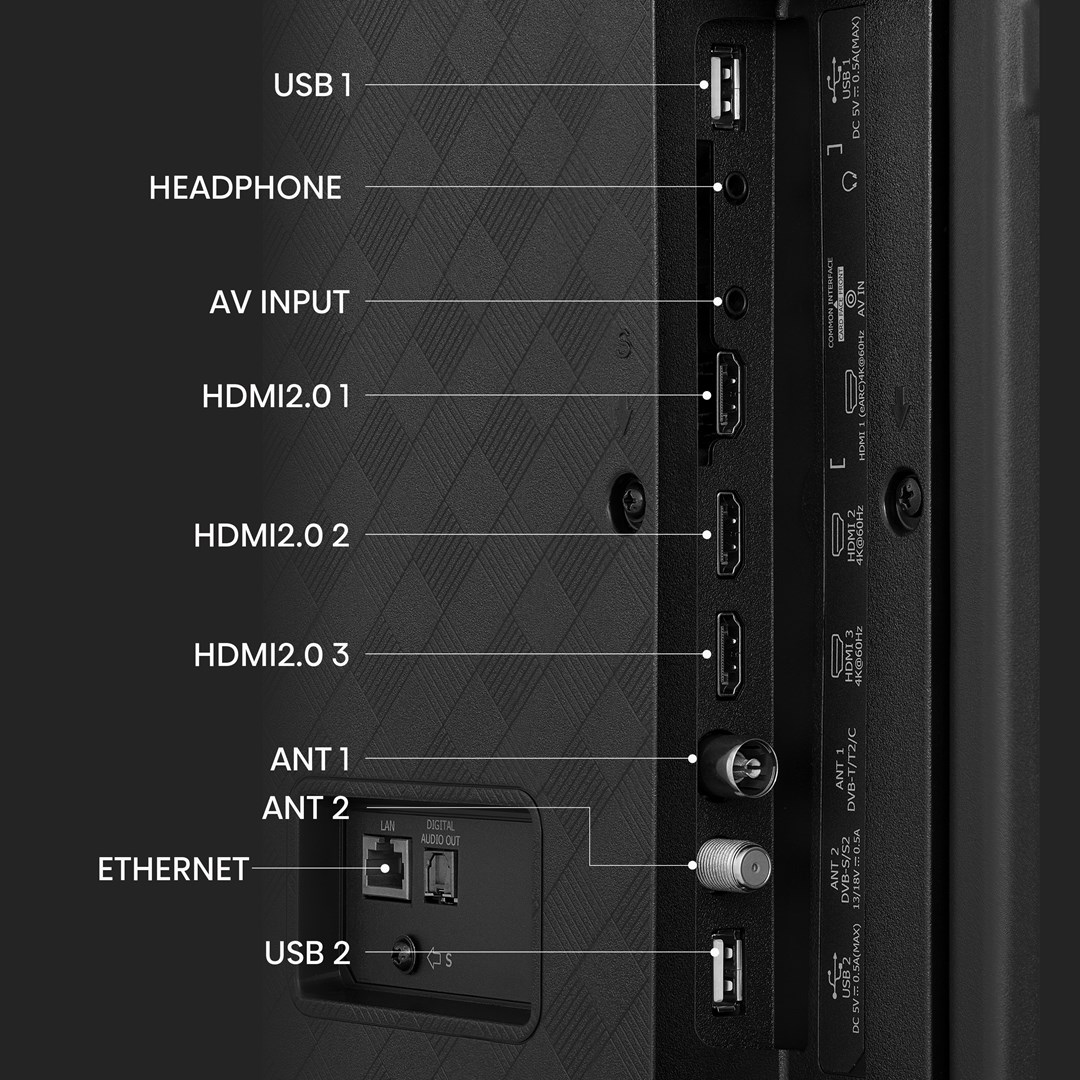 Televizor Hisense 58A6K, 58”, 4K, LED, i zi