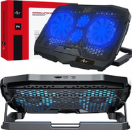 Ладилна подлога за лаптоп ART P4, 4 вентилатори, ЛЕД, за 9-17\"