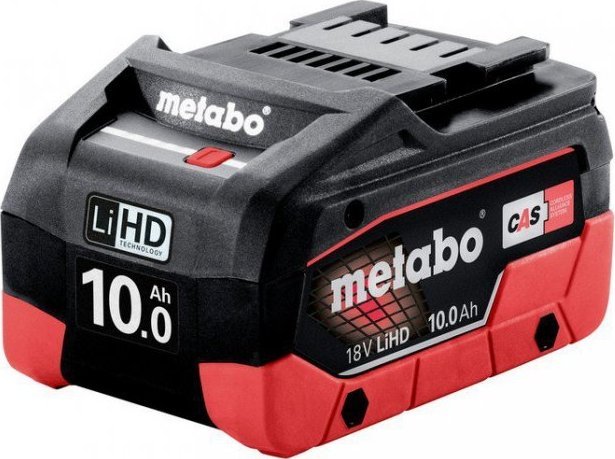 Bateri Metabo LiHD 625549000, 18V, 10Ah, e zezë