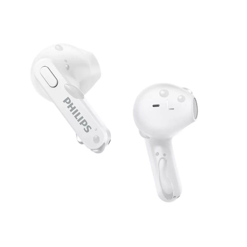 Dëgjuese Buds Philips TAT2236WT/00, wireless IPX4 Splash Mic, të bardha