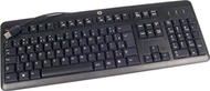 Tastierë HP 672647 L33, USB, QWERTY US International, e zezë
