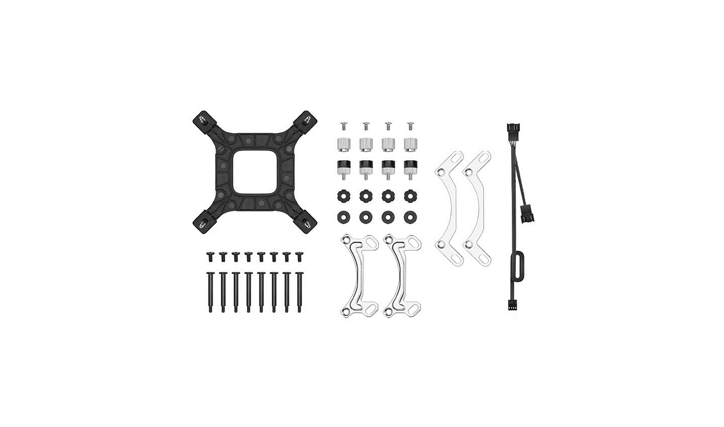 Ftohës me ujë Deepcool LE500 Marrs, 12 cm, i zi