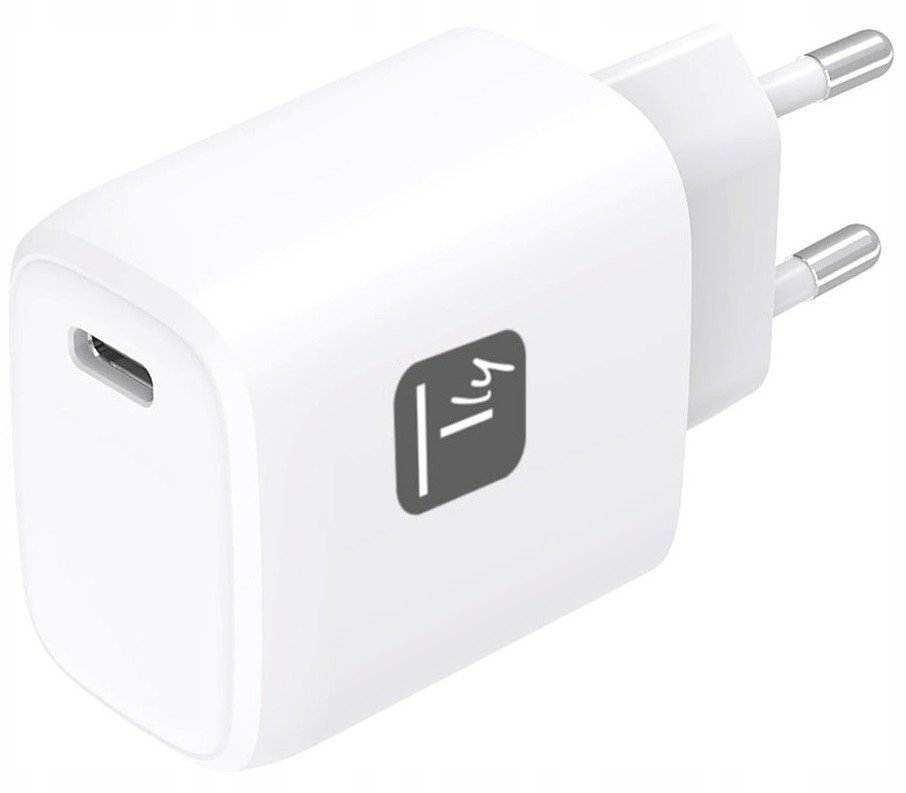 Karikues muror Techly GaN USB C, 20W, portë USB C, i bardhë