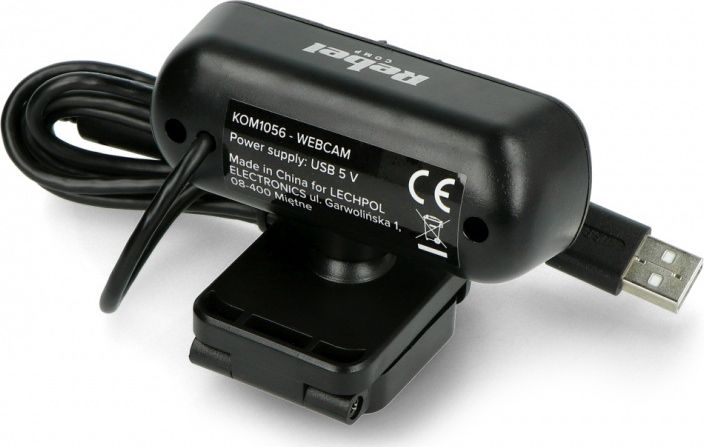 Веб-камера Rebel KOM1056, Full HD 1080p, црна