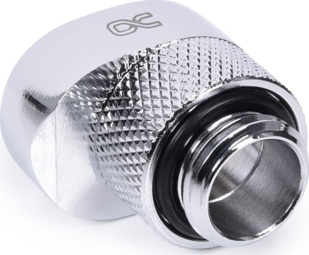 Lidhës offset për ftohje me ujë Alphacool Eiszapfen 8mm, G1/4, i kromuar