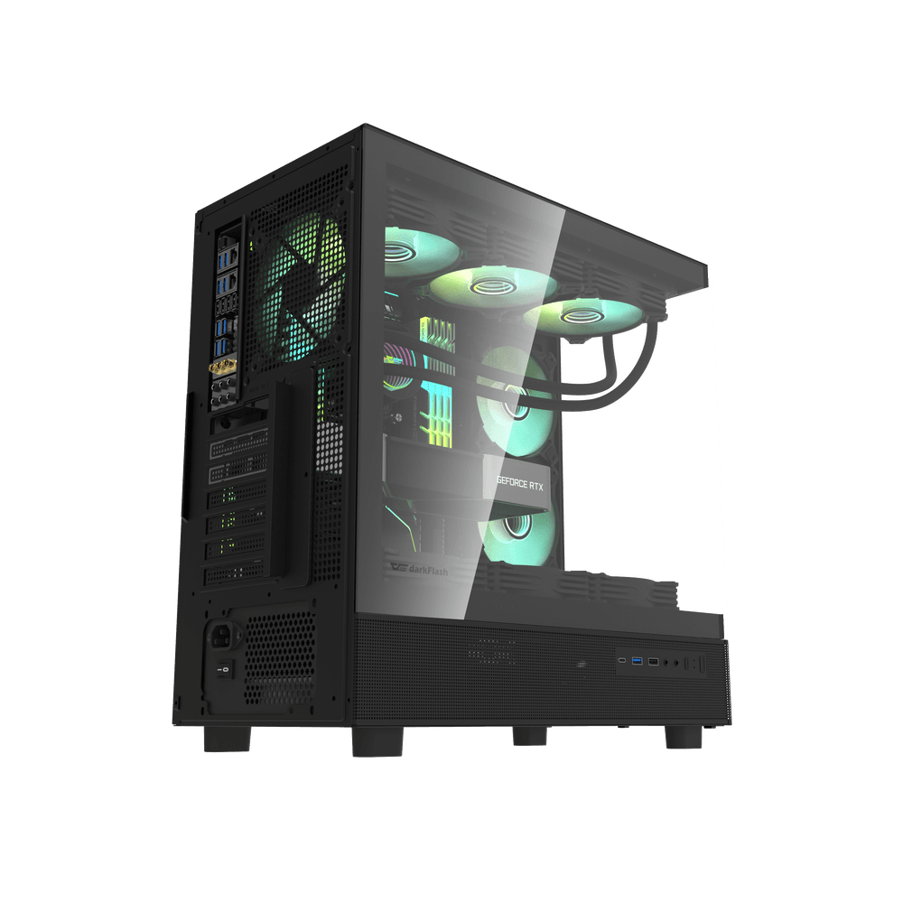 Kasë Darkflash DPX90, M-Tower, e zezë