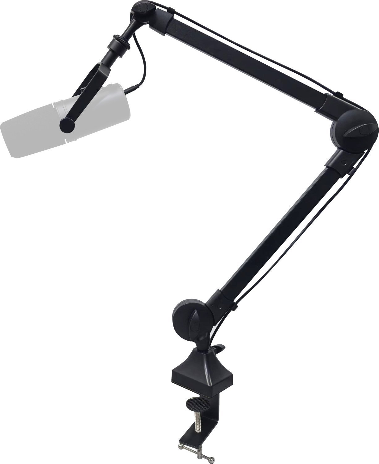 Krah mikrofoni Mozos SB34, metalik, i rregullueshëm, i zi