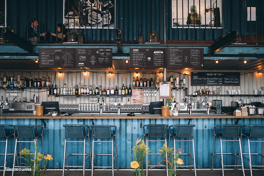 Mbajtëse muri për monitor Neomounts NMPRO-WMB3, 32-55"/65", e zezë