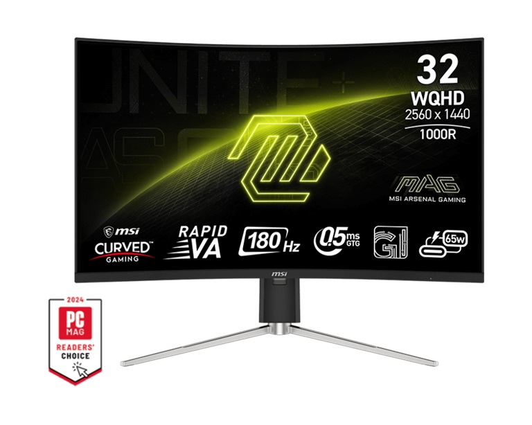 Монитор MSI MAG 325CQRF QD-E2, 31.5\", QHD, црн