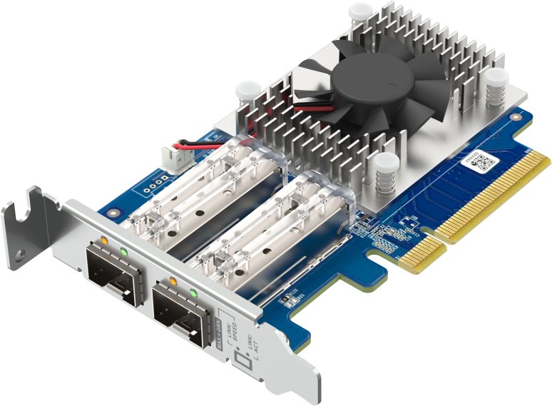 Мрежна картичка QNAP QXG-10G2SF-NXE, 2 порти 10GbE SFP+, PCIe