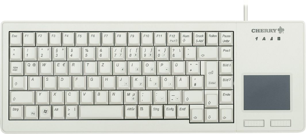 Тастатура Cherry XS, со кабел, US, бело