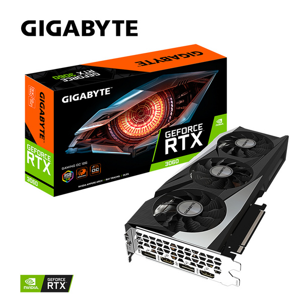 Kartelë grafike Gigabyte GeForce RTX 3060 GAMING OC 12G (rev. 2.0) NVIDIA 12 GB GDDR6