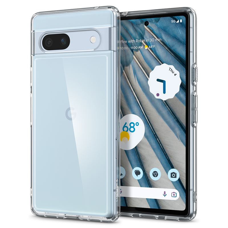 Mbrojtëse për celular Google Pixel 7a Spigen Ultra Hybrid, transparente