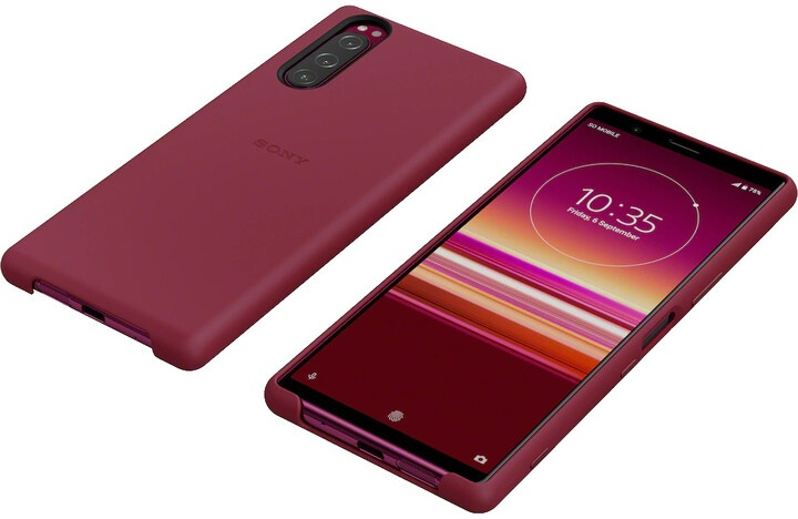 Mbrojtëse Sony SCBJ10 për Xperia 5, e kuqe
