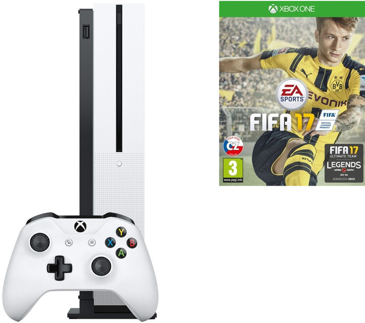 Xbox ONE S, 500GB, i bardhë + FIFA 17