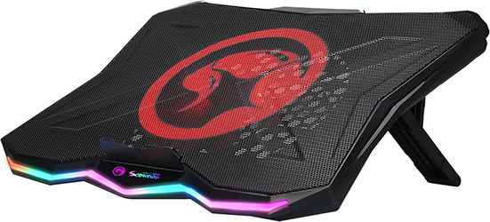 Mbështetëse për laptop Marvo FN-40, e zezë/ e kuqe