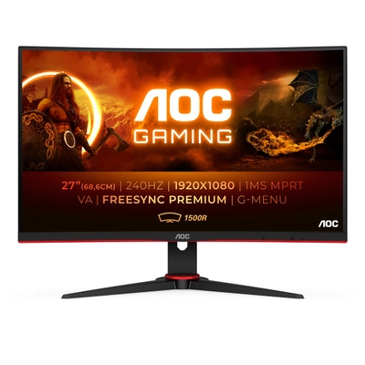 Monitor AOC G2 C27G2ZE/BK, 27", Full HD, 240 Hz, i zi
