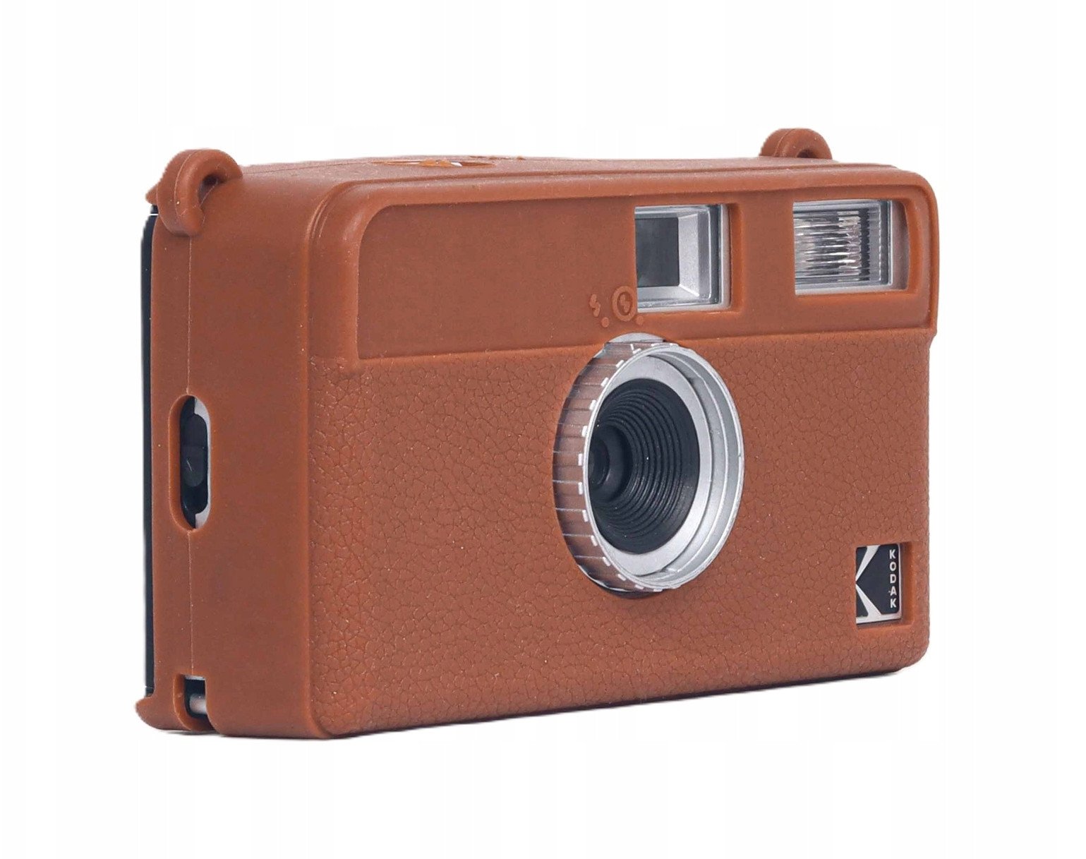 Силиконска навлака LoveInstant за Kodak EKTAR H35 H35N ULTRA F9, имитација на кожа, кафеава