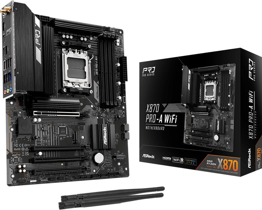 Pllakë amë Asrock X870 Pro-A WiFi, socket AM5, DDR5, ATX