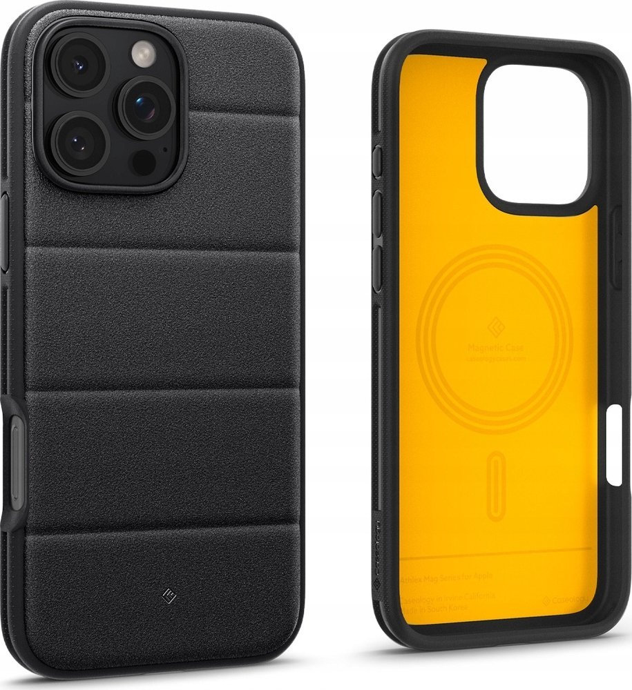 Mbulesë telefoni Spigen Caseology Athlex MagSafe, për iPhone 16 Pro, e zezë 2