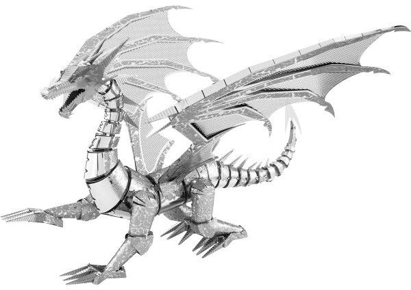 Figurë ICONX - Silver Dragon
