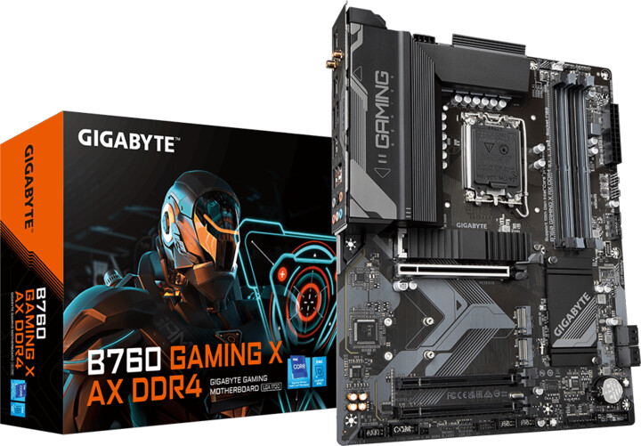 Pllakë amë GIGABYTE B760 GAMING X AX DDR4 - Intel B760