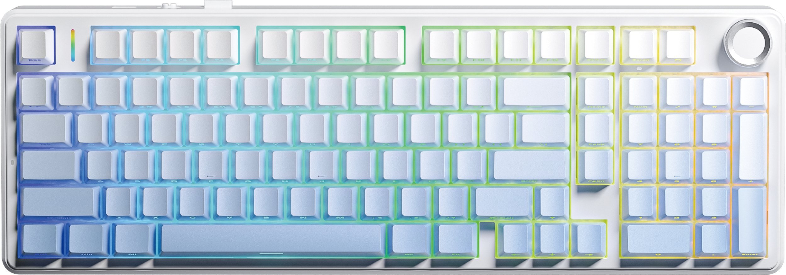 Tastierë mekanike wireless AULA F99 PRO, 95%, 8000mAh, RGB, blu gradient