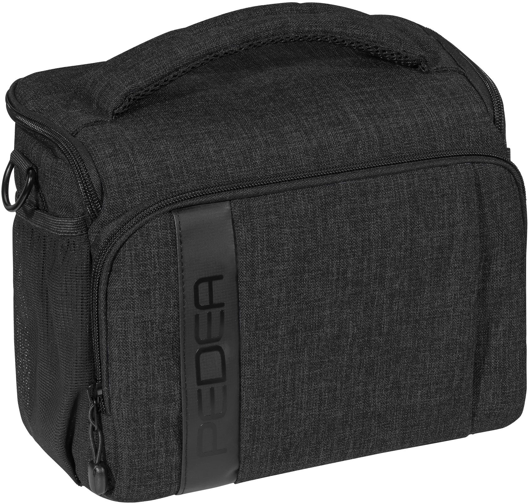 Çantë fotografike PEDEA DSLR Fashion XL, mbrojtje nga shiu, me rrip shpatulle, e zezë