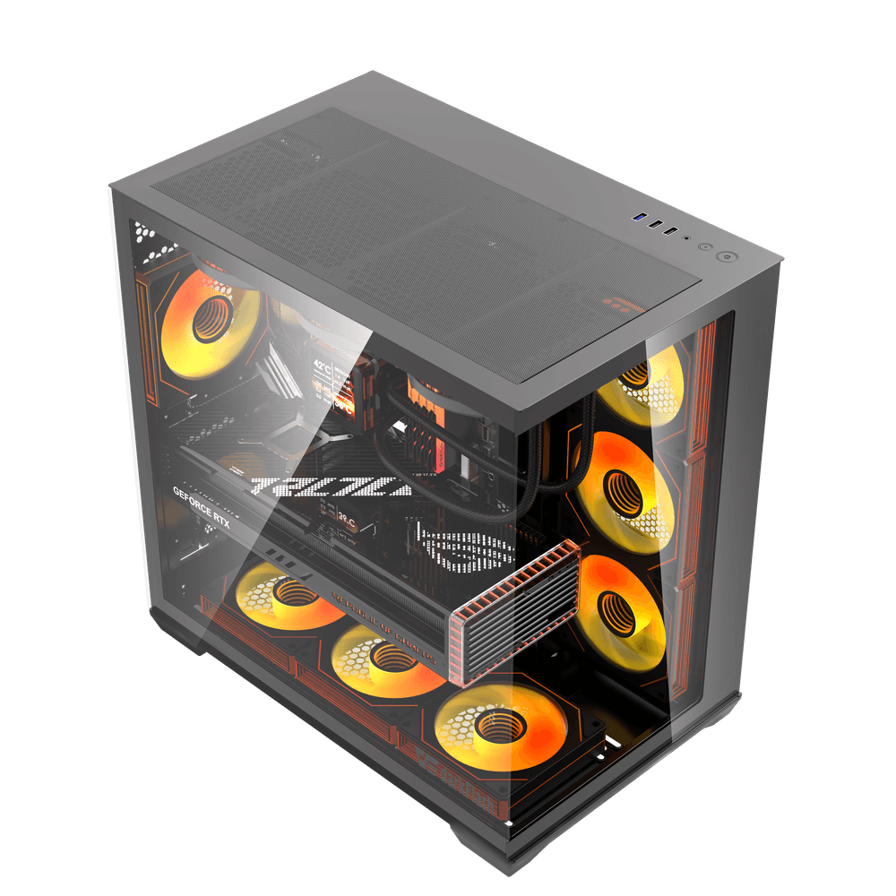 Kasë Darkflash Case C280, Mid-Tower, e zezë