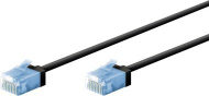 Kabllo rrjeti Goobay Patch Cable CAT 6A, 2m, U UTP, e zezë