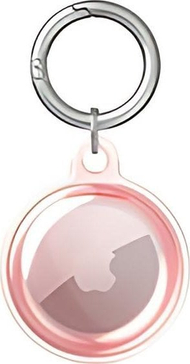 Mbulesë Mercury AirTag Case, TPU, me karabinë, rozë