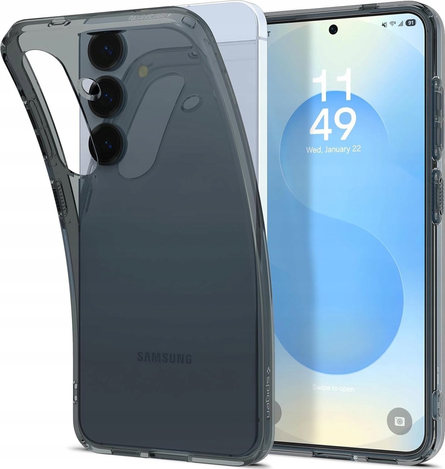 Mbulesë telefoni Spigen Liquid Crystal Space Crystal, për Samsung Galaxy S25 Plus, transparente