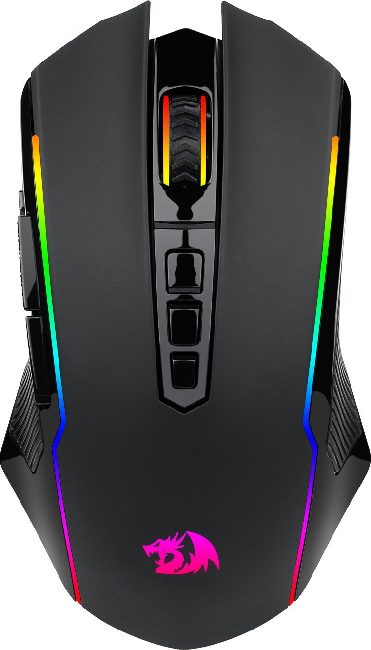 Maus gaming Redragon Nix M914 RGB, pa kabllo, 10000 DPI, i zi