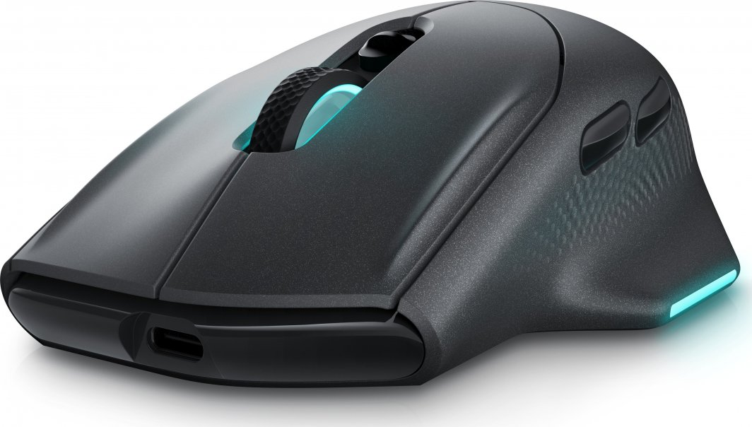 Maus wireless Dell Alienware AW620M, i zi/ i kaltër