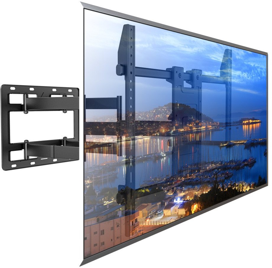 Ѕиден држач за телевизор Techly ICA PLB 193, 55-100\", 100kg, црн