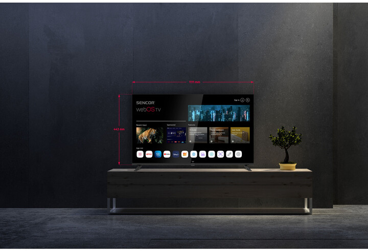 Televizor Sencor SLE 50US801TCSB, 50" (126cm), 4K UHD, i zi