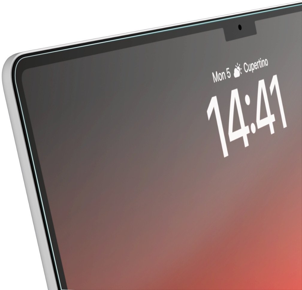 Folie mbrojtëse ekrani Grizz MatteScreen për Apple MacBook Air 13" M2 2022, anti gjurmë gishtash, mat