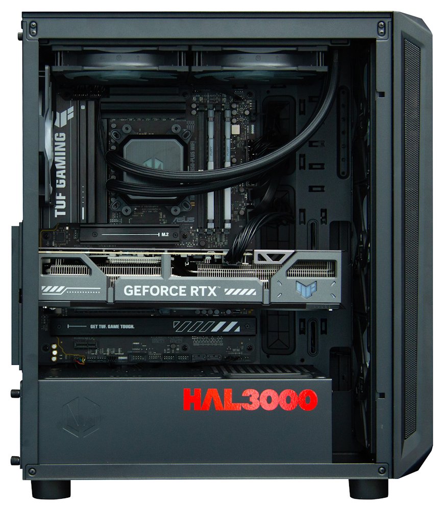 Kompjuter HAL3000 Alfa Gamer Elite Ti, AMD Ryzen 7 9800X3D, 32GB DDR5, 2TB SSD, RTX 5070 Ti, i zi 